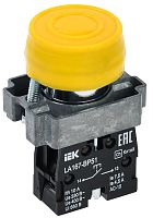 Кнопка управления LA167-BP51 d=22мм 1з желтая | код BBT20-BP51-1-22-67-K05 | IEK